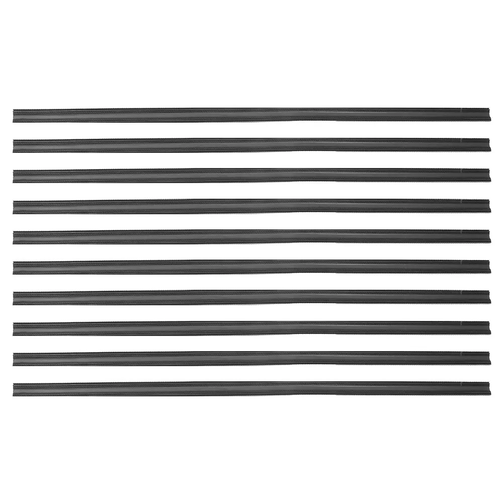 

10pcs Windshield Rubber Strip Refill Insert For Car Wiper Blades Frameless Windshield Wiper Refills Rubber Inserts