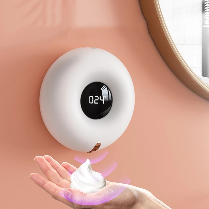 Automatic Liquid Soap Dispenser Touchless Sensor Foam Hand Washer Spray Wall Hand Washing Machine USB Charging