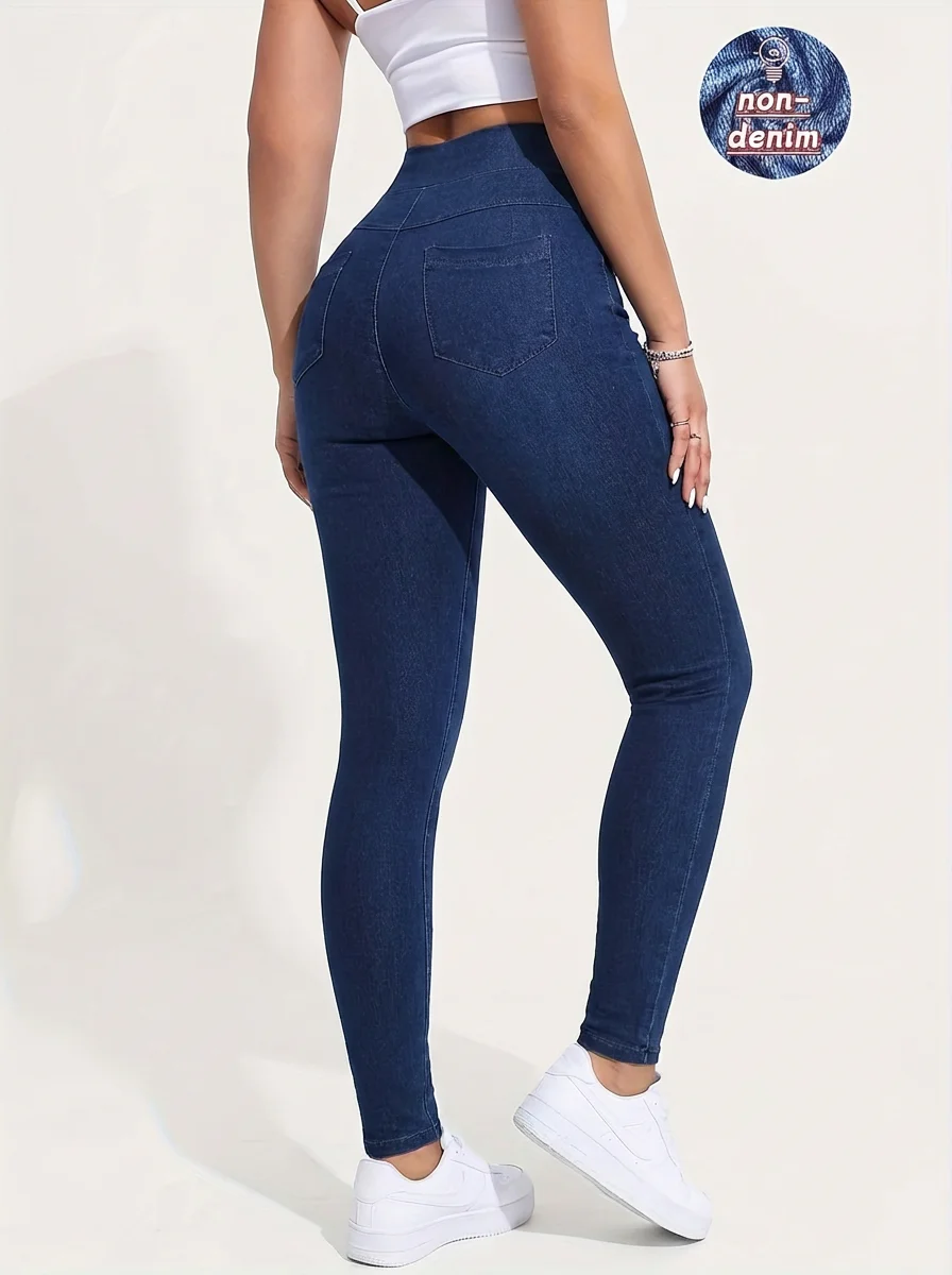 Spring Women's Non-Denim Leggings Gym Yoga Pants Casual Elastic Workout Exercise Fitness Running Tights Leggings Street Wear