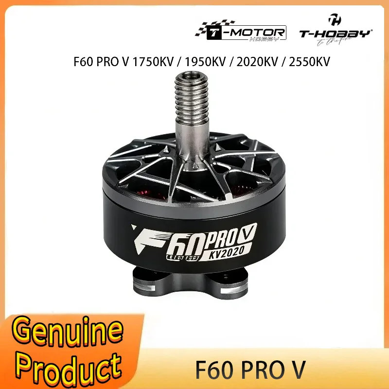 

T-HOBBY T-Motor F60 PRO V F60PROV 1750KV 1950KV 2020KV 2550KV 5-6S Brushless Motor for RC Drone FPV Racing