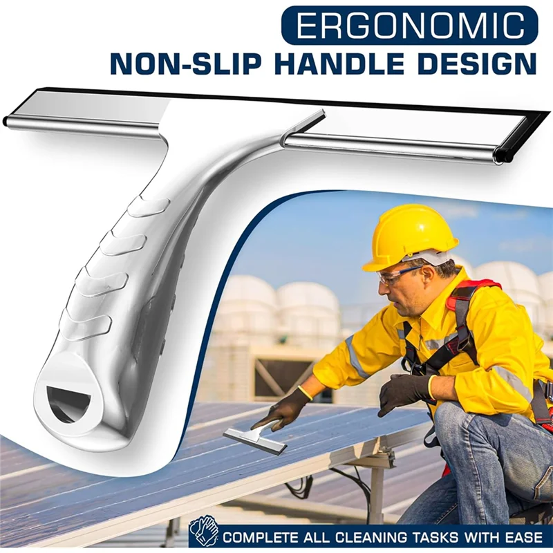 

【B07R】универсальный скребок для душа со стеклянной дверью из нержавеющей стали для чистки ванной комнаты, бытовой инструмент для очистки оконных зеркал