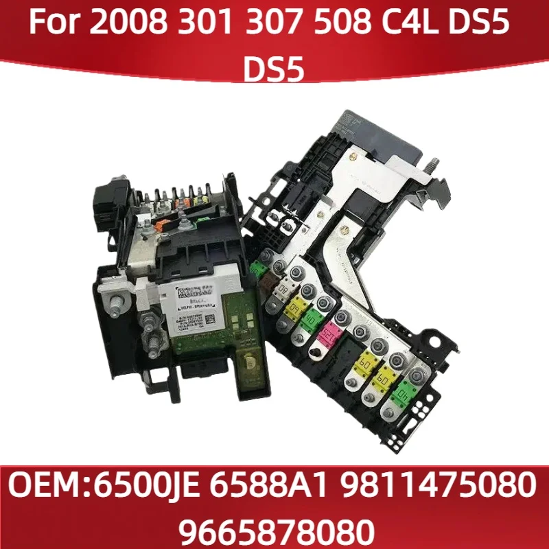 6500JE 6588A1 9811475080 9665878080 For Peugeot 2008 301 307 508 C4L DS5 DS5 Battery management module fuse box