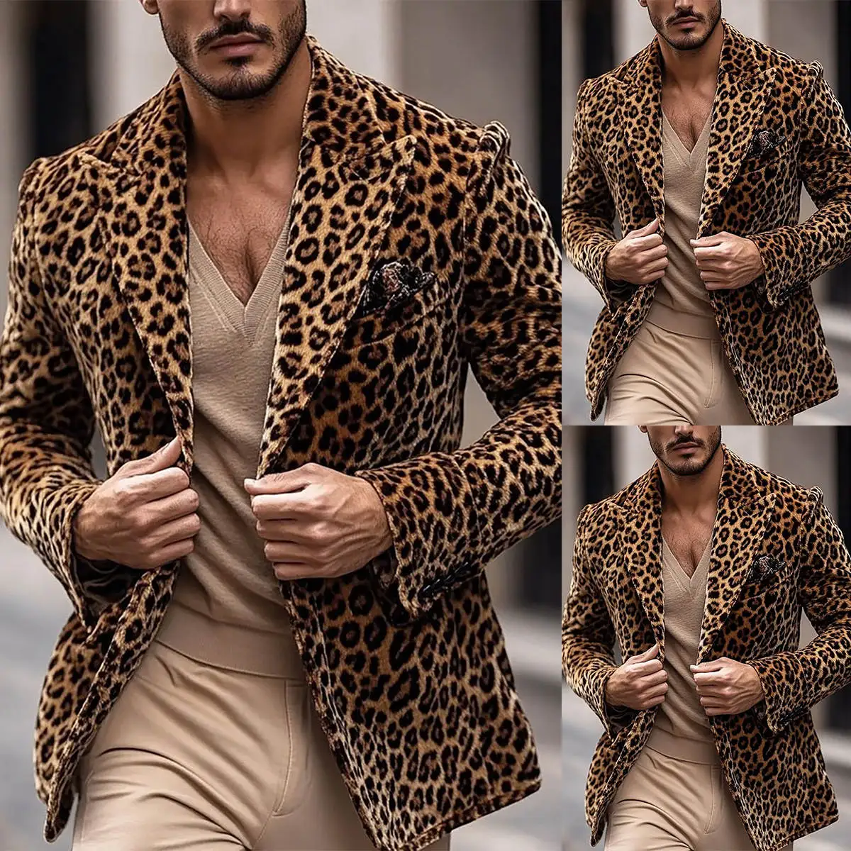 

Winter Vintage Men Wedding Coat Single Breasted Peaked Overcoat Thick Party Customized Coats Custom Made Only Blazer