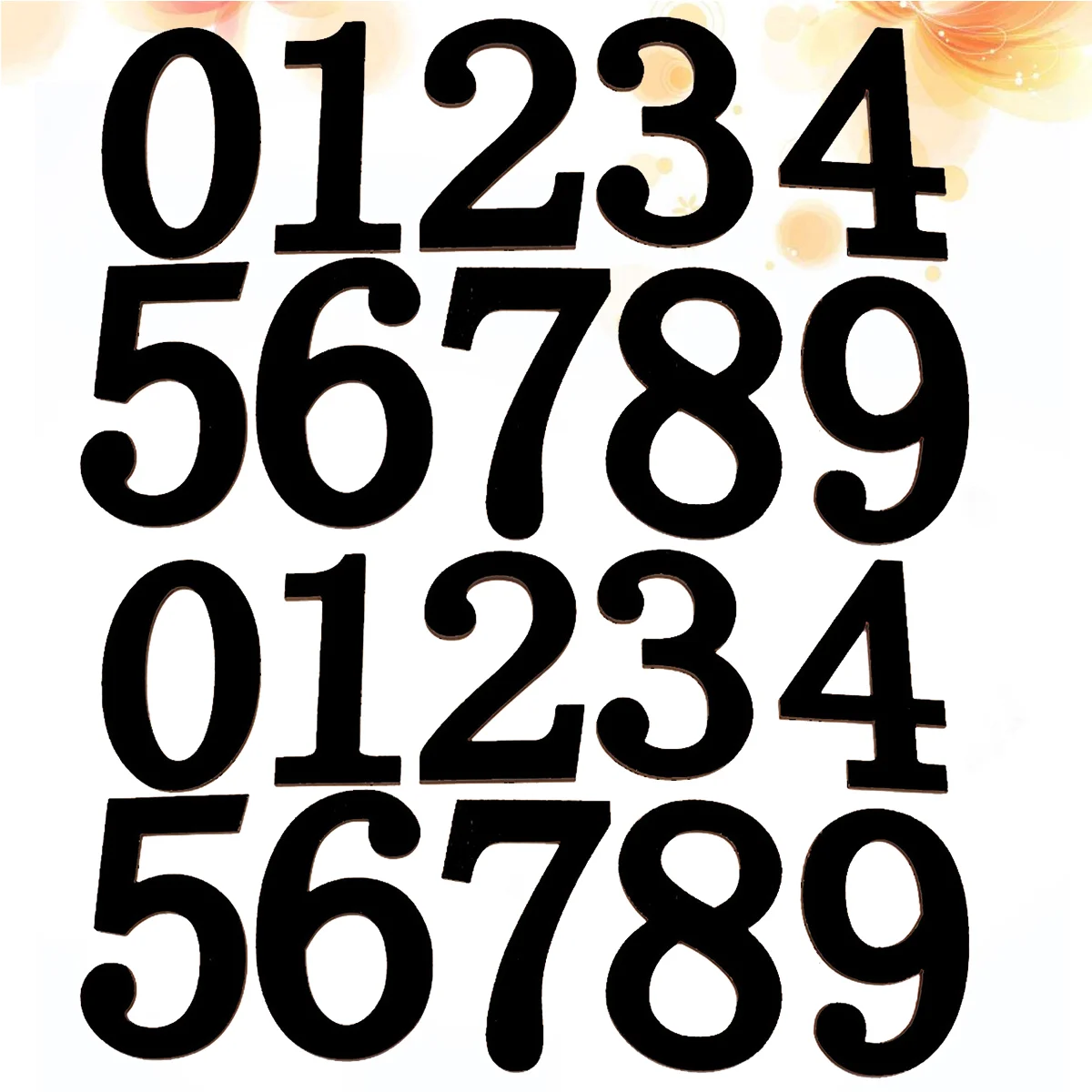 

2 Sets Number Mathematics Toy Refrigerator Sticker Fridge Stickers Toys Childrens