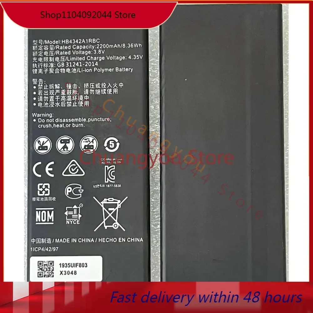 New HB4342A1RBC Battery for Huawei Y5II Y5 II 2 Ascend 5+Y6 Honor 4A SCL-TL00 5A LYO-L21 3.8V 2200mAh