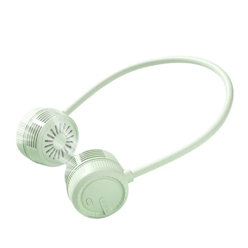 Folding neck fan lazy outdoor portable portable fan rechargeable silent bladeless small fan