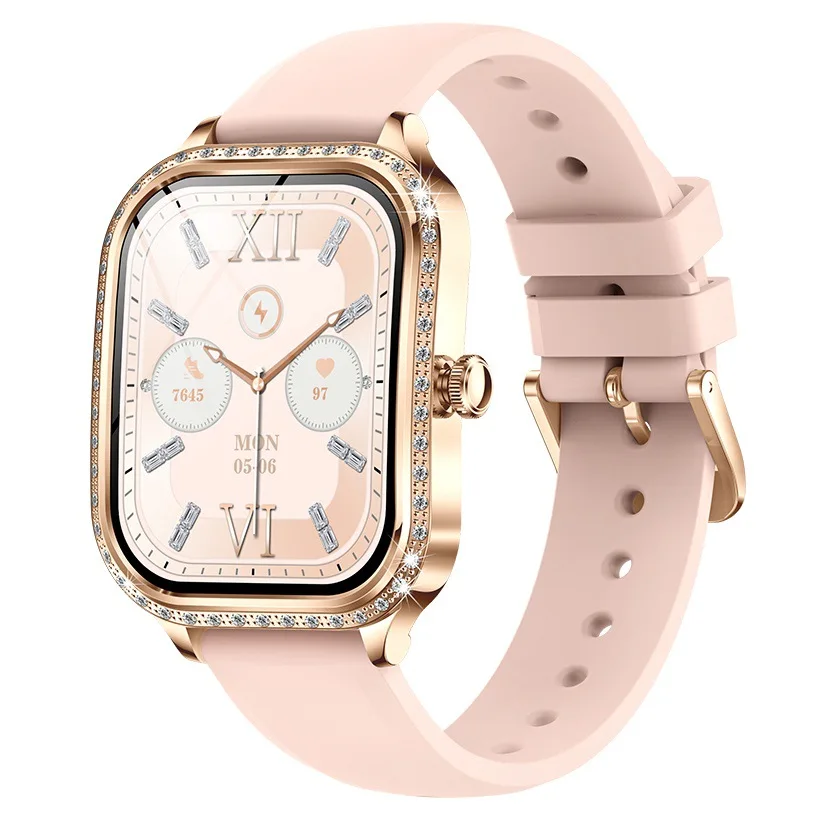 

New Gift Women's Smartwatch with Blood Pressure/Heart Rate/SpO2 Monitoring, Bluetooth Calling, Fitness Tracker, IP68 Waterproof