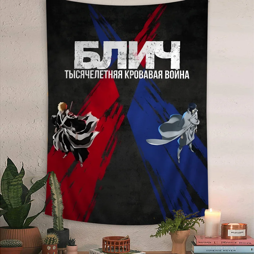 B-Bleach Thousand-Year Blood War DIY Wall Tapestry For Living Room Home Dorm Decor Wall Art Decor