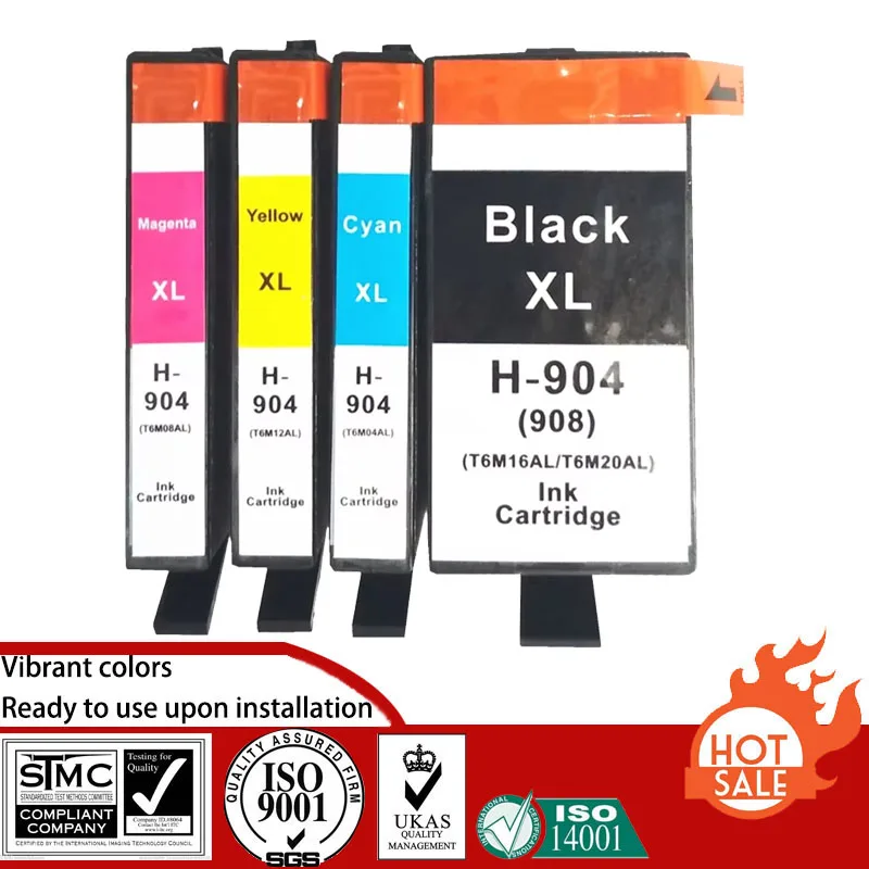 Compatible Ink Cartridge for HP HP904 HP-904 suit For HP OfficeJet Pro 6970 All-in-One Printer