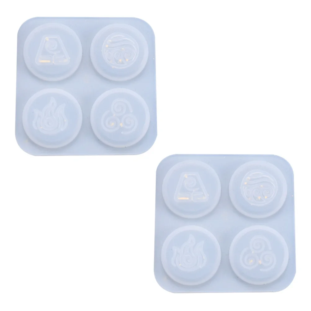 

2 Pcs Religious Symbol Stencil Silicone DIY Mold Art Craft Mould Household Silica Gel Epoxy Resin