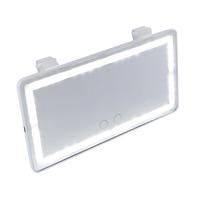 Rechargeable Makeup Mirror For Car Sun Visor Led Light Mirror For Auto Dimmable 3-Speed Mode Multi-Functional Car Accessory For