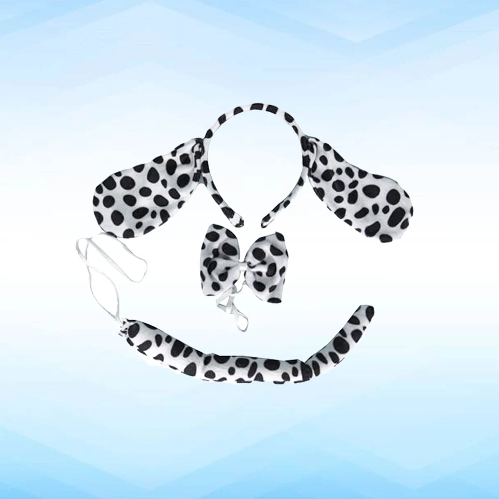 

2pcs Costume Accessories Adult Kids Animal Ears Tail Dog Costume Accessories Set Cosplay Halloween