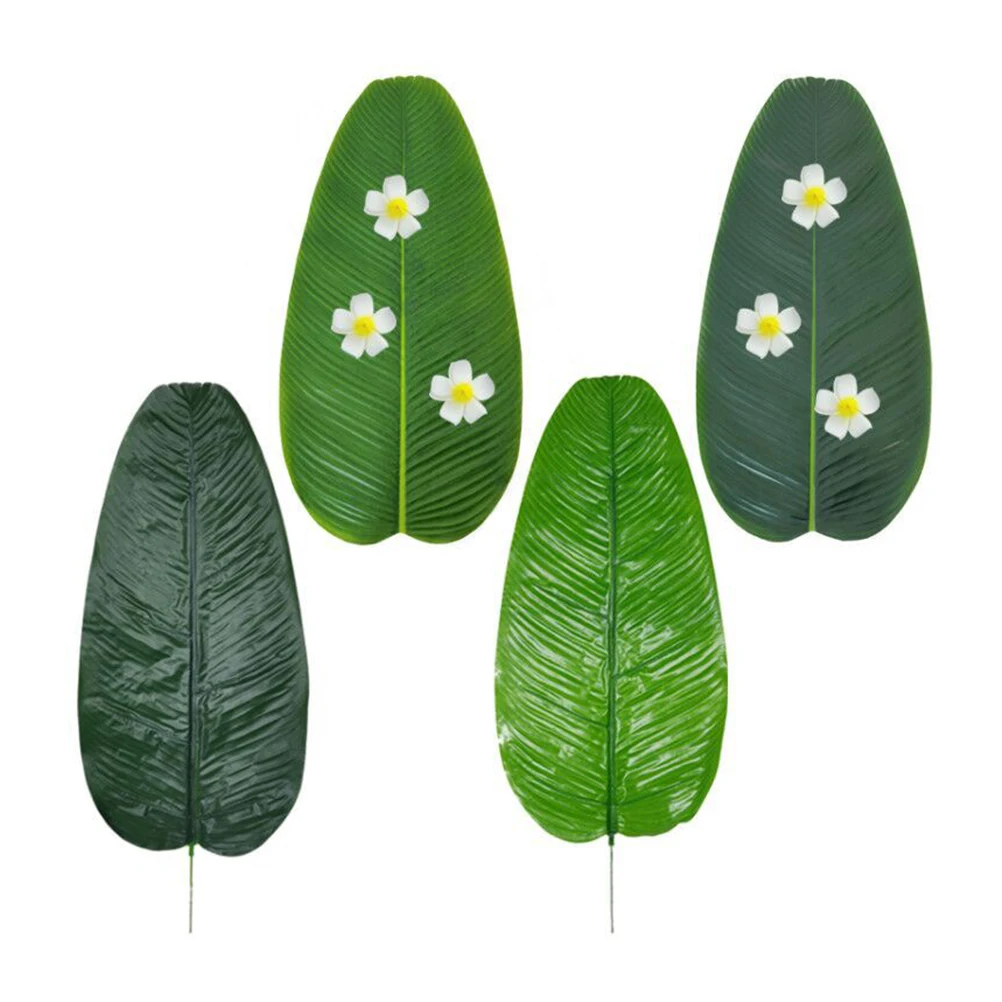 

5 Pcs Simulated Canna Leaf Artificial Light Luxury Boneless Leaves Banana Party
