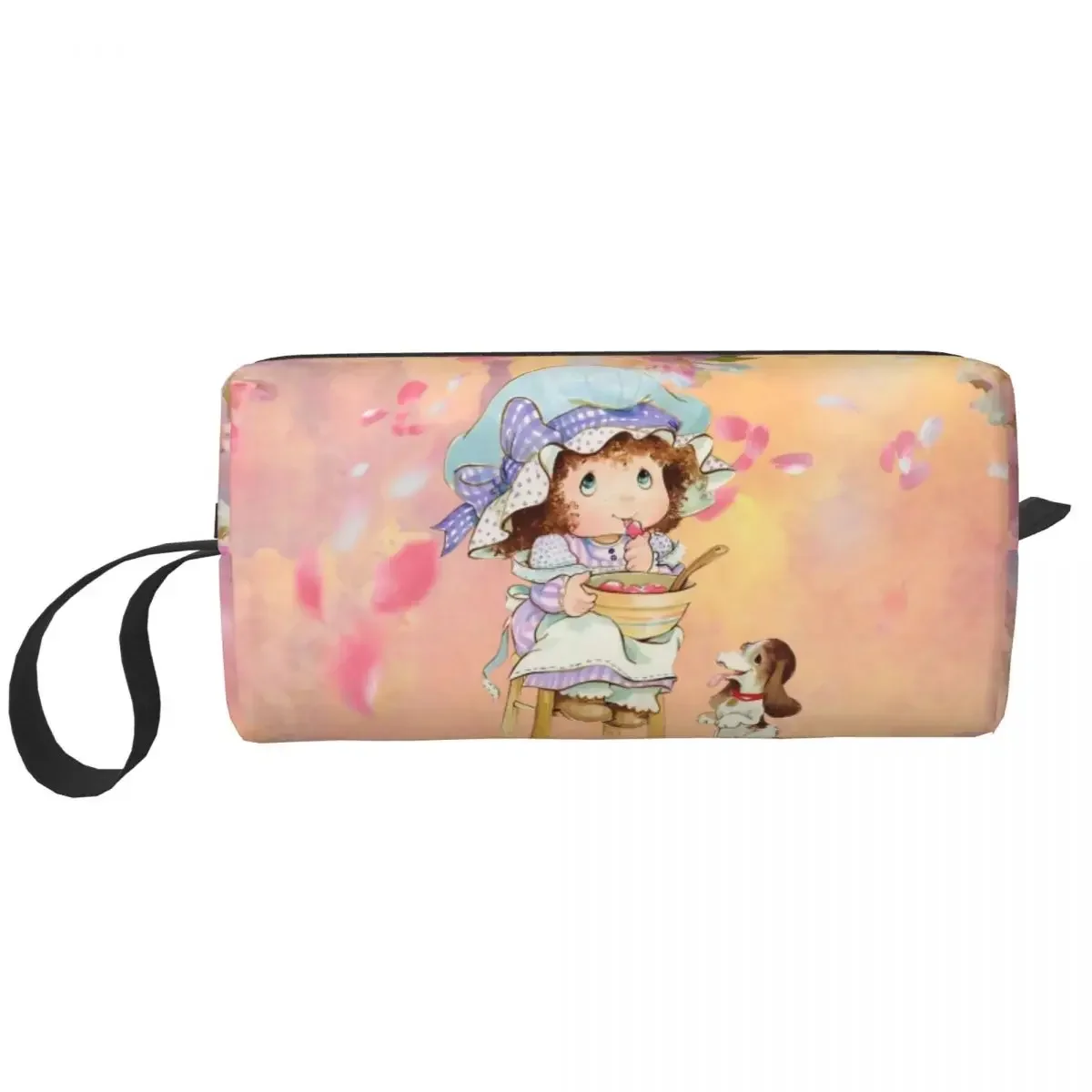 Sarah Kay Vintage Illustration Makeup Bags Cartoon Women Cosmetic Bag Trendy Waterproof Pouch for Purse Storage