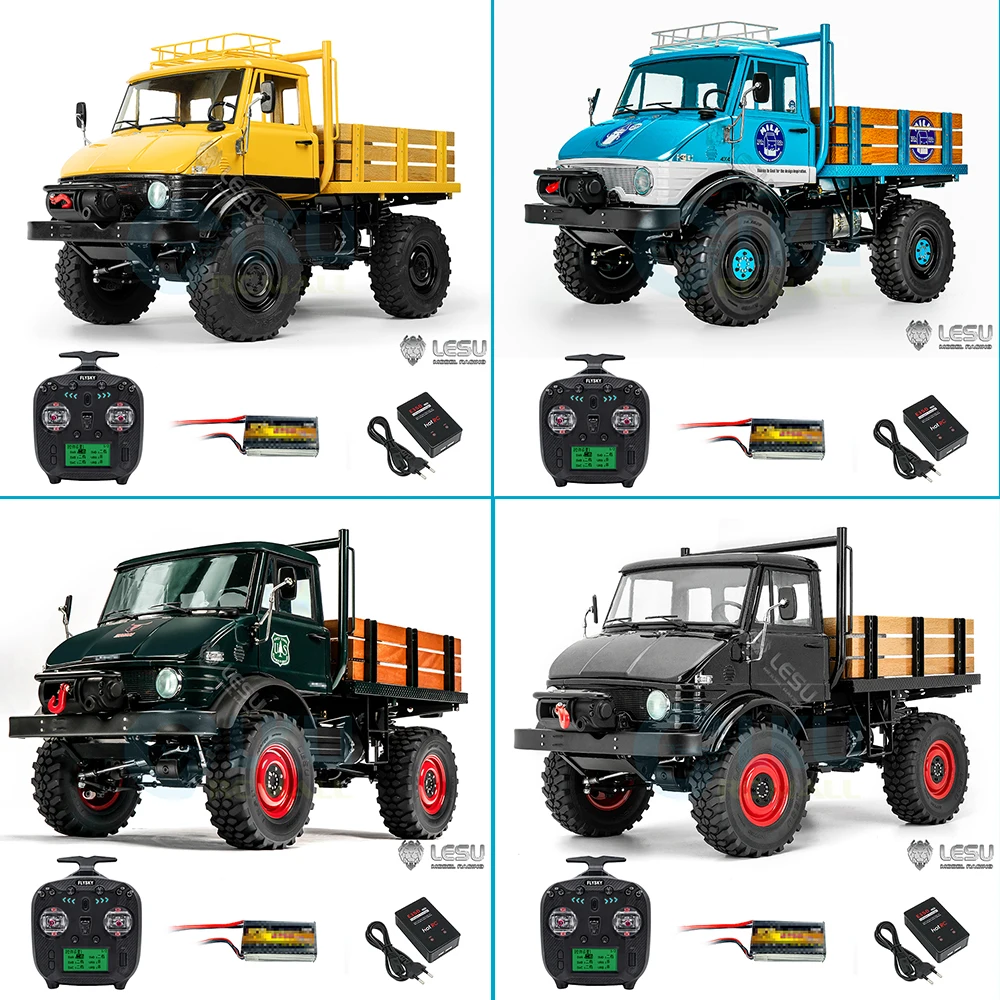 

LESU 1/10 4x4 RAVE-UM406 with rescue winch with lights and sound set off-road vehicle RC model