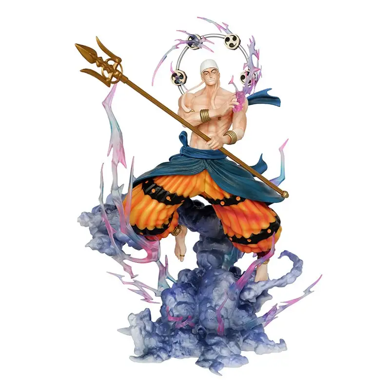 

30cm Anime One Piece Enel Figure GK Nature Series Manga Statue Decoration Pvc Action Figurine Collection Model Toys Gift