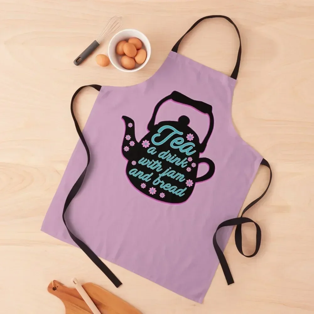 

Sound of Music - Do Re Mi - Tea a drink with Jam and Bread Apron work ladies chef for man Customizable Woman Apron