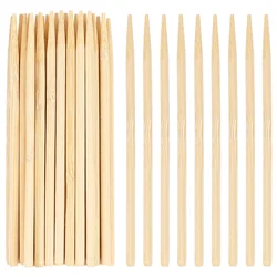 100 Pcs Stylus Bamboo Stick Scraping Brush Child Tools for Kids Wooden Draw Sticks Scratcher