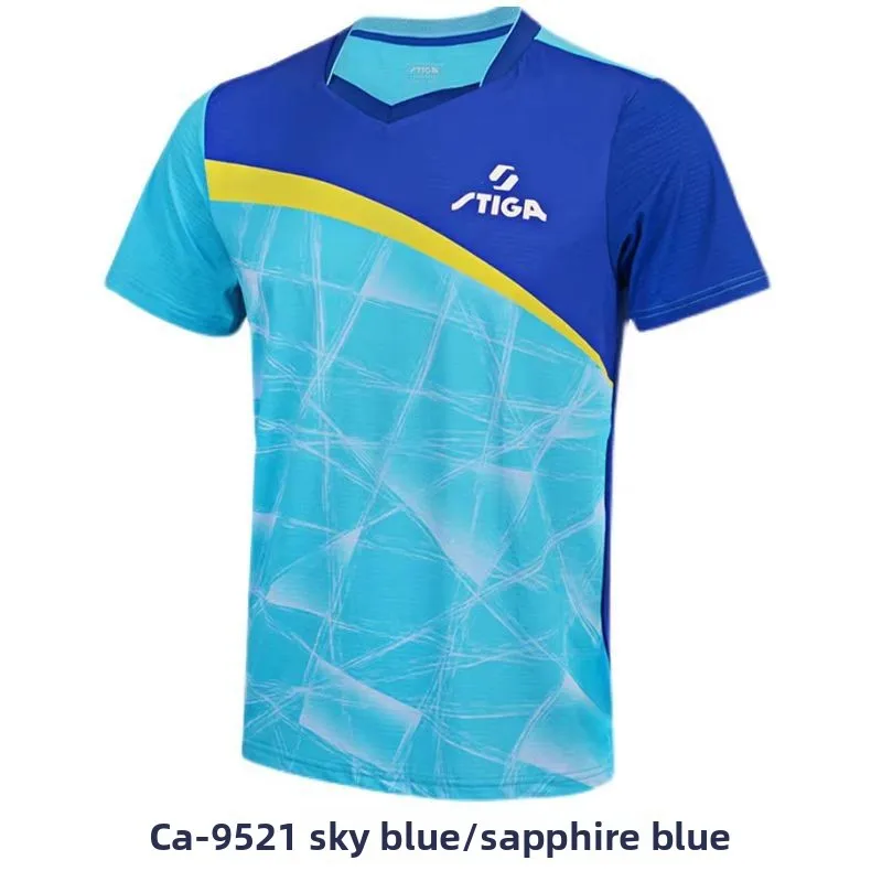 STIGA new polo shirt table tennis clothing men's and women's sports competition clothing short T genuine - Image 3