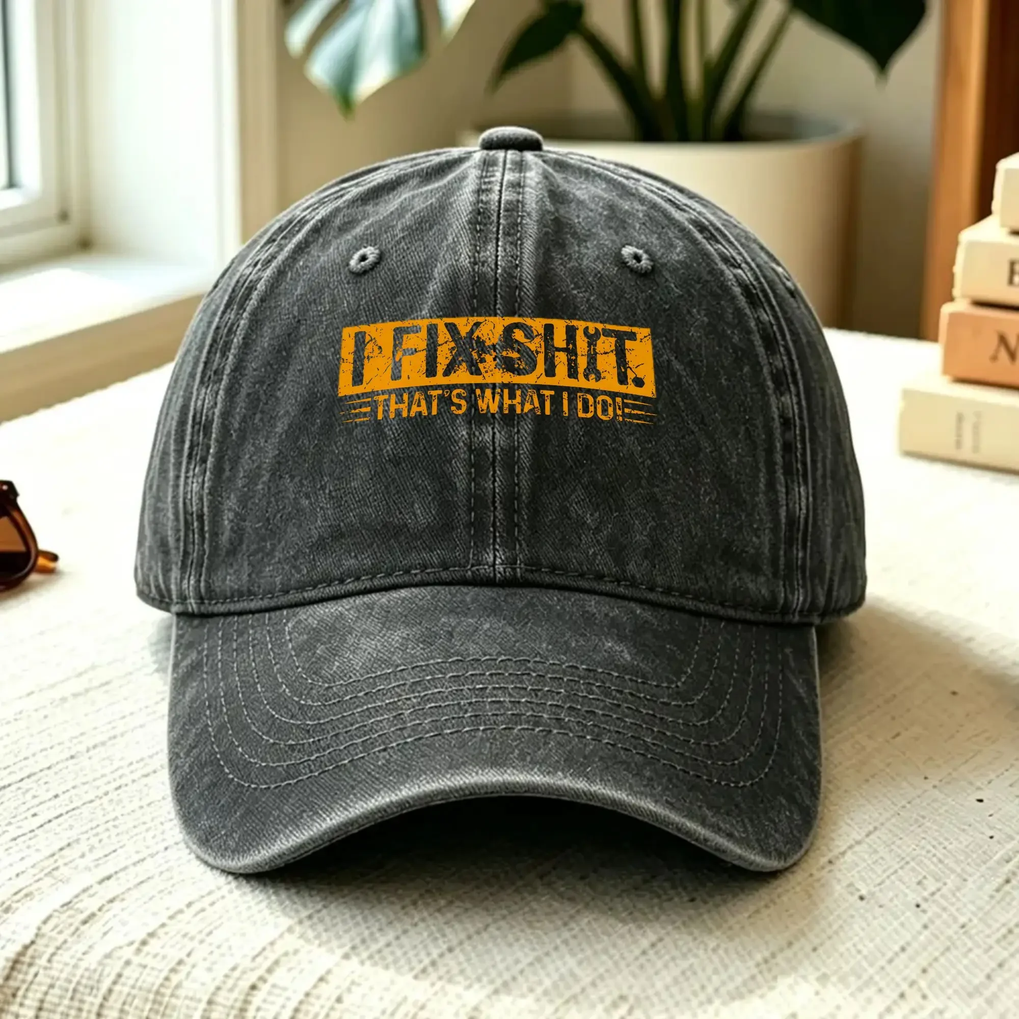 I Fix Shit That What I Do Sun Baseball Cap Unisex Men Custom DIY Trucker Hat Summer Casual Kpop Rock Wholesale Snapback Cap