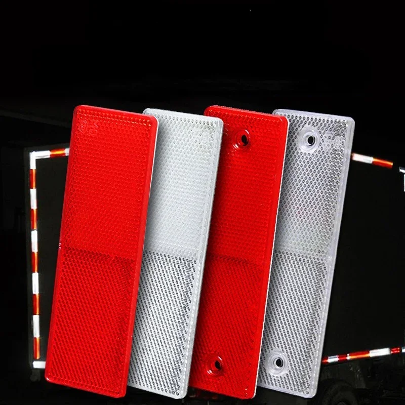 Safurance Fahrrad-LKW-Anhänger, Auto, reflektierender Reflektor aus Kunststoff, reflektierender Reflektor aus Kunststoff, Nachtsicherheitswarnungsaufkleberband