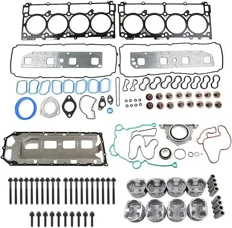 AP01 Pistons Head Gaskets Rebuild Kit For 03-06 Dodge Durango Ram 1500 2500 5.7L Hemi HS26284PT HS26284PT-1, CS26284, ES72200, 5086010AB, 5086011AB
