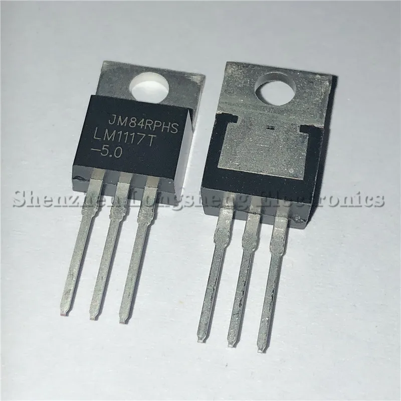 10PCS/LOT New LM1117 LM1117T-5.0 5V LM1117-5.0 TO-220 Regulator In Stock