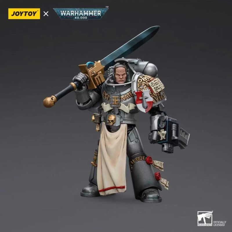 

In stock, JOYTOY Dark Source Warhammer 40K Gray Knight Assault Squad Gray Knight Chiefaction figures collect gifts