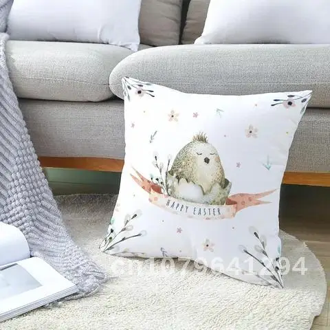 

Easter Party Decoration Supplies - Bunny Easter Rabbit Eggs Pillowcase: Happy Easter Decorations for Home, Easter Party Favor G