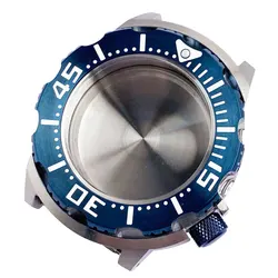 42mm 20ATM Dive Monster Watch Case Stainless Steel Bracelet Sapphire Crystal Fit NH35 NH36 Automatic Movement 3.8 Crown 120click