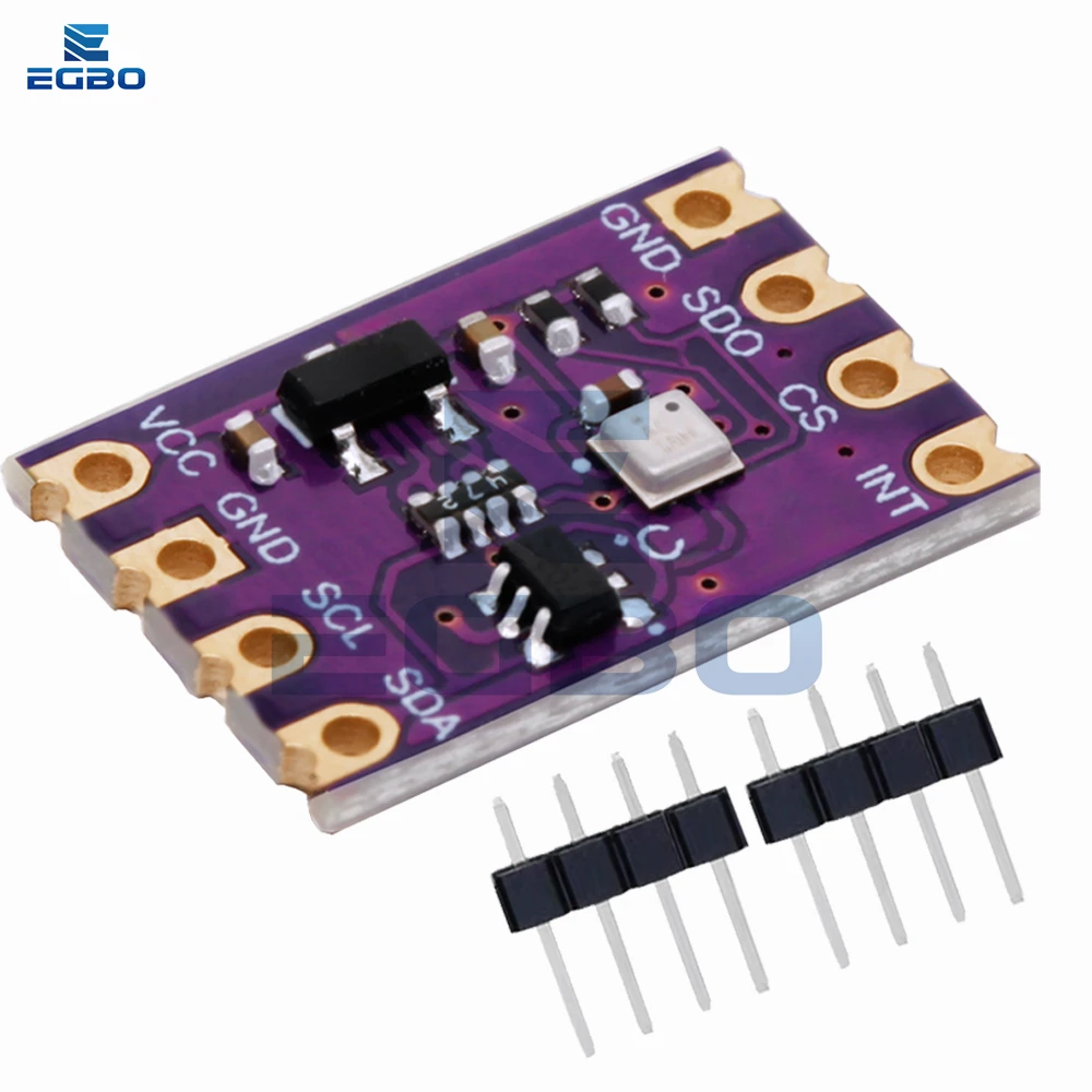 BMP580 وحدة استشعار الضغط الجوي ودرجة الحرارة عالية الدقة 2.0 فولت-5.5 فولت IIC SPI متوافقة مع BME280 BMP388