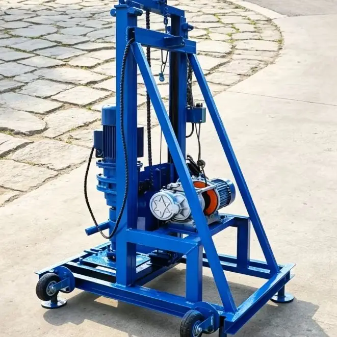 Máquina Perforadora de Pozos de Agua Personalizada, Equipo de Perforación Compacto de Alta Calidad, Equipo de Perforación y Excavación de Capas Superficiales