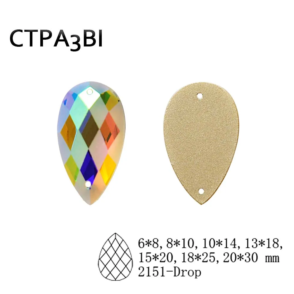 

HISwaro Mirror Sewing Frosted Matte Rhinestones Sewing Accessories Crystals Strass Crystal Diamond for Garment Jewelry Dress