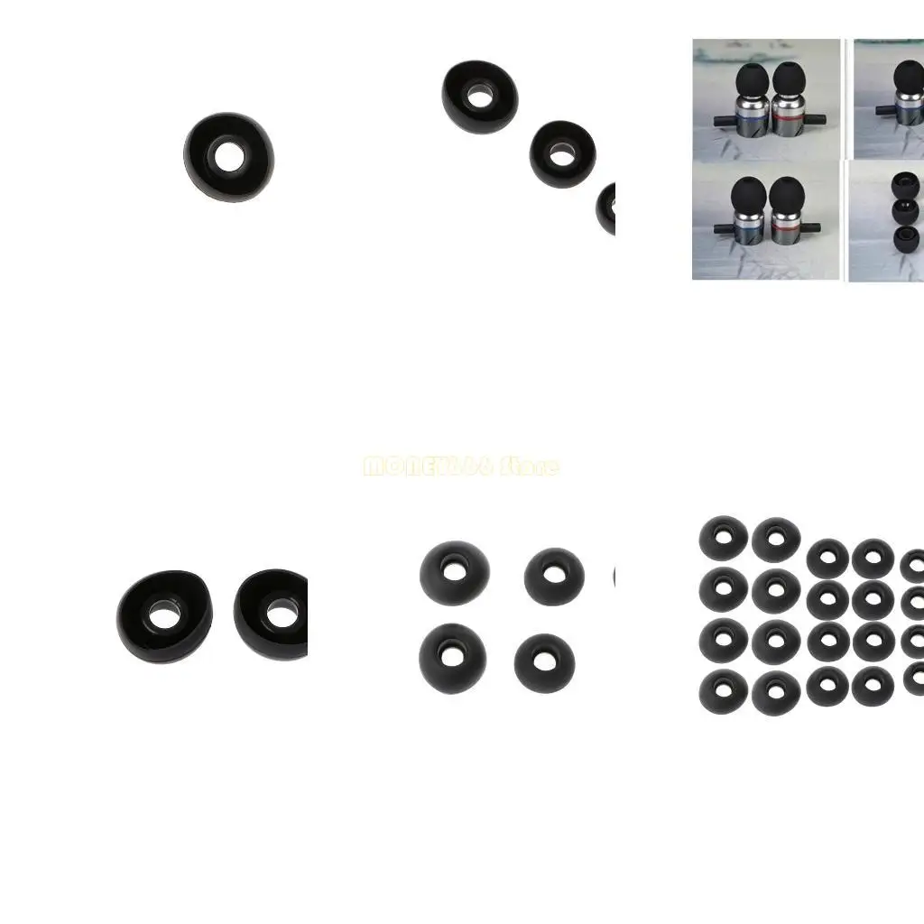 F62C 12 쌍 범용 이어 싹 실리콘 이어 버드 젤 이어티브 가상 서라운드 헤드셋 L+R 헤드폰 90% 인 이어 이어 버드