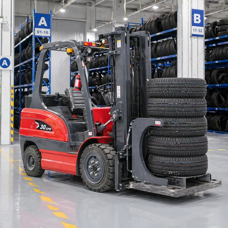 3 Ton Electric Forklift Truck For Industrial Factory Handling Smooth Lifting High Efficiency Durable