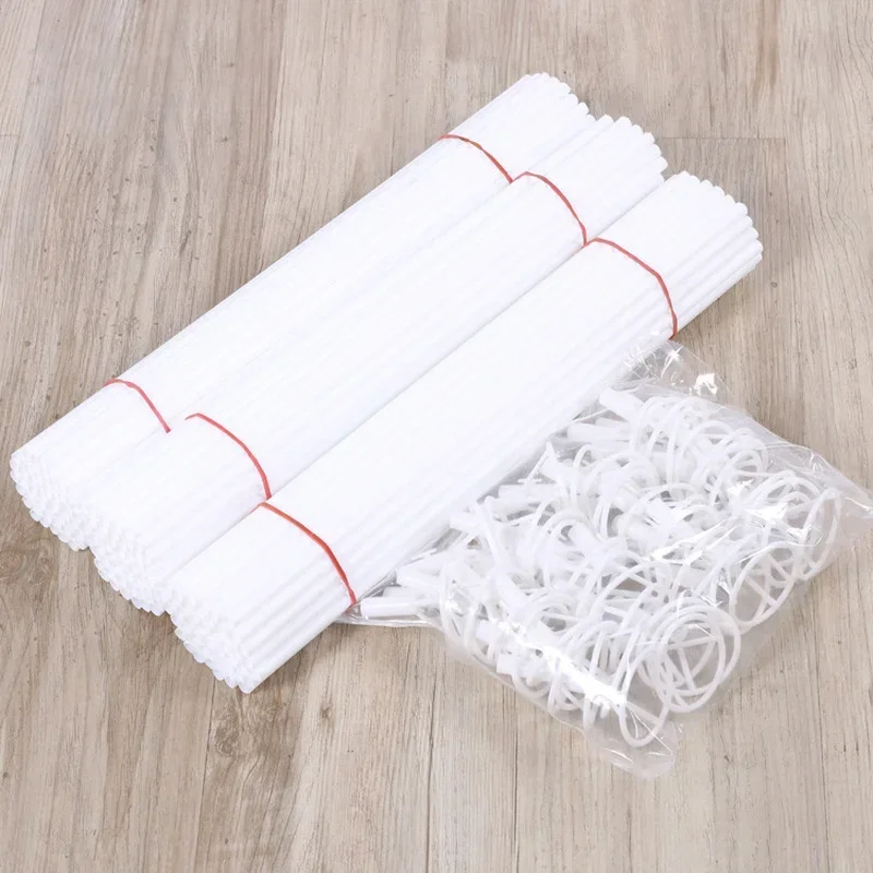 50 Sets/lot 40cm Foil Balloon Stick Colorful a Rods for Supplies Balloons Holder Sticks with Cup Party Decoration Accessories