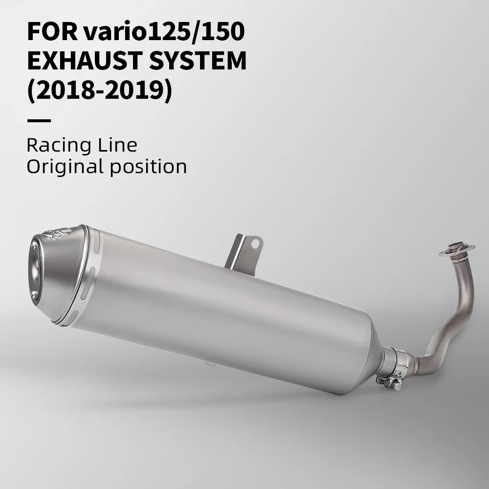 Titanium alloy Exhaust For vario150 exhaust vario125 click125 click150 connecting pipe 2018 2019 year