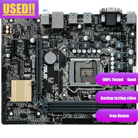 Asus B150M-K D3 Desktop Motherboard B150 Socket LGA 1151 i7 i5 i3 DDR3 32G SATA3 Micro-ATX