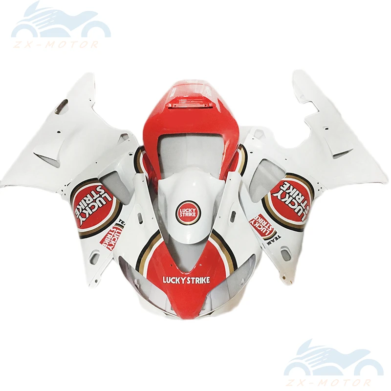 

Injection Customize Paint Motorcycle Fairings kits For YAMAHA YZF R1 1998 1999 Plastic ABS Red White fairing r1 98 99 ZC21