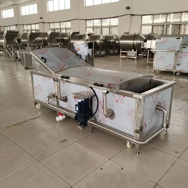 Industrial Batch Steam Blanching Machine FL Custom Wholesale For Carrot Peanut Beans Sprout Potato Fruit Vegetable