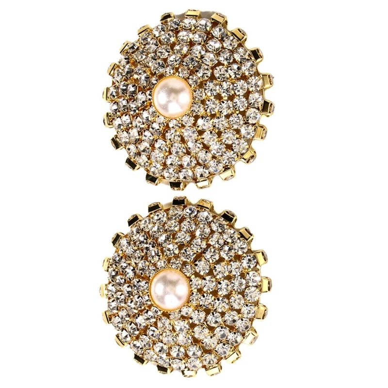 Women Pearl Rhinestones Pasties Crystal Diamond Breast Nipple Cover Body Jewelry