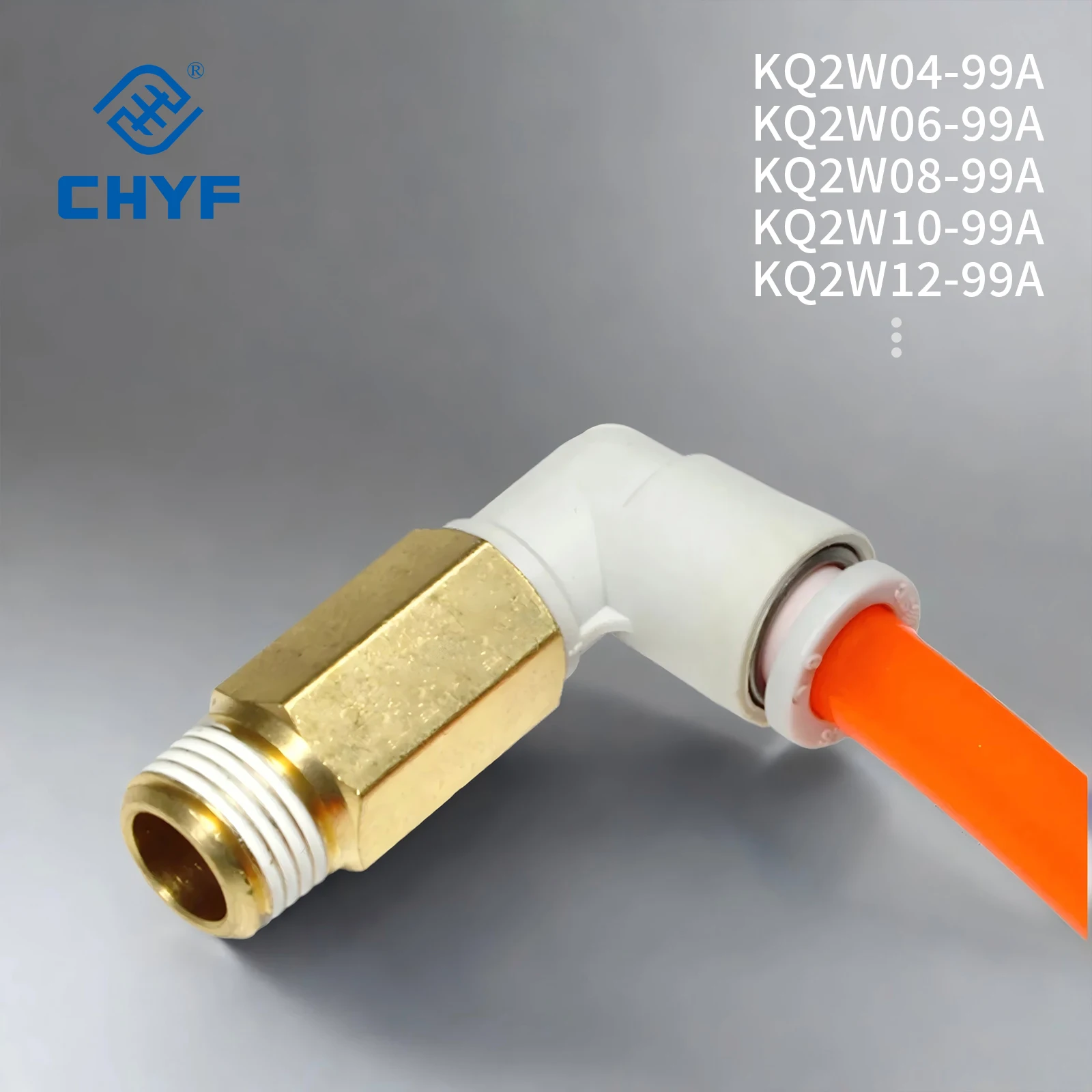 

Pneumatic KQ2W Series Extended Plug-in Elbow KQ2W04/06/08/10/12-M3A/M5A/99A/01/02/03/04AS 90° Direction Change