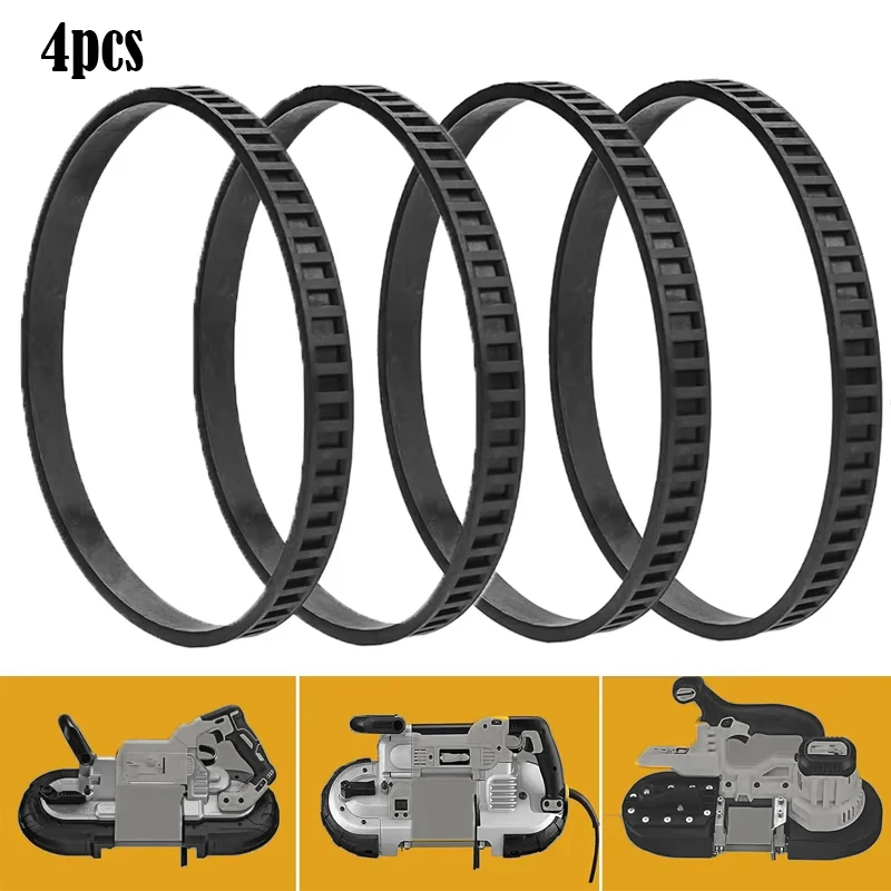 4pcs Bandsaw Rubber Tires Replacement 650721-00 for Dewalt Portable Band Saw Replacement Parts DWM120 A02807 DCS374 D28770 725