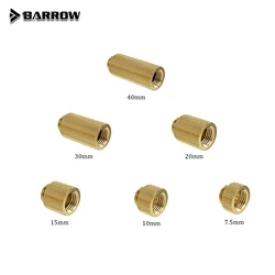 Barrow Extender Base Fitting, G1/4 Femal To Male Thread Hand Compression, TNYZ-G7.5MM/10MM/15MM20MM/30MM/40MM
