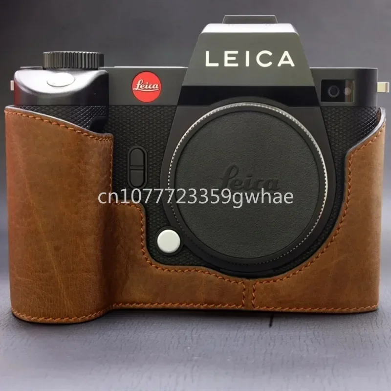 SL2-S Handmade Genuine Leather  Case Half Body Bottom Cover for