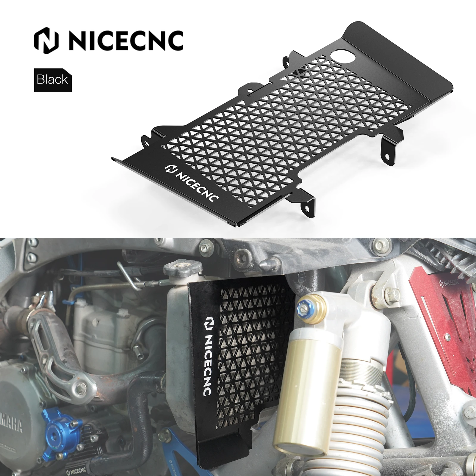 NICECNC Radiator Grille For Yamaha YFZ450R 2009-2013 YFZ450X 2010-2011 Aluminum Alloy wear Corrosion Resistance ATV Accessories