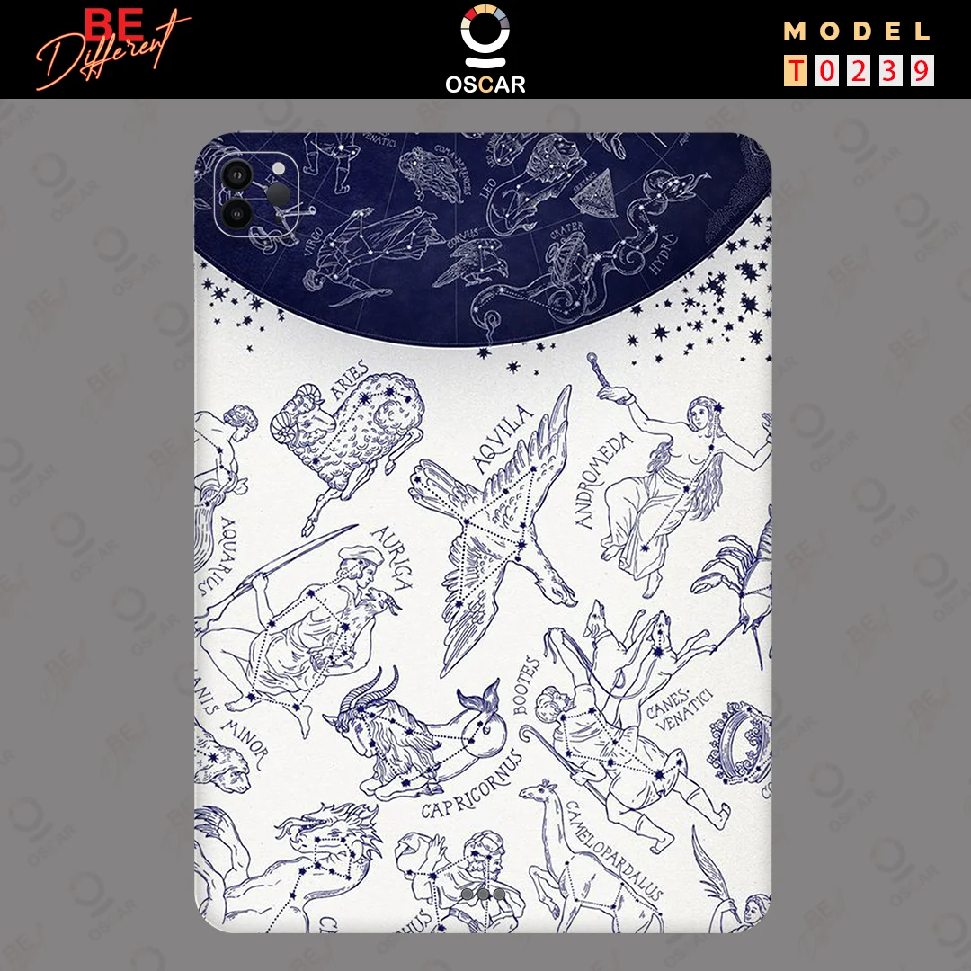 Colourful Tablet Sticker For 2025/2024 iPad Pro Air M4/M3 11/13 inch  Skin anti-scratch Sticker Tablet Bezel Section Sticker