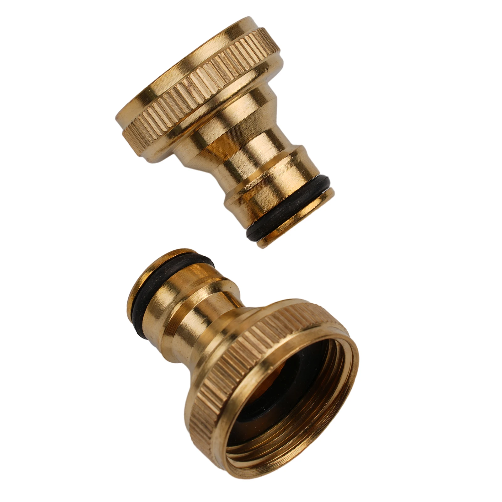 

Tap Thread Connector Hose Quick Adaptor Water Pipe 1.57*1.18in 2PCS 3/4" To 1/2" 4*3cm Faucet Garden Practical