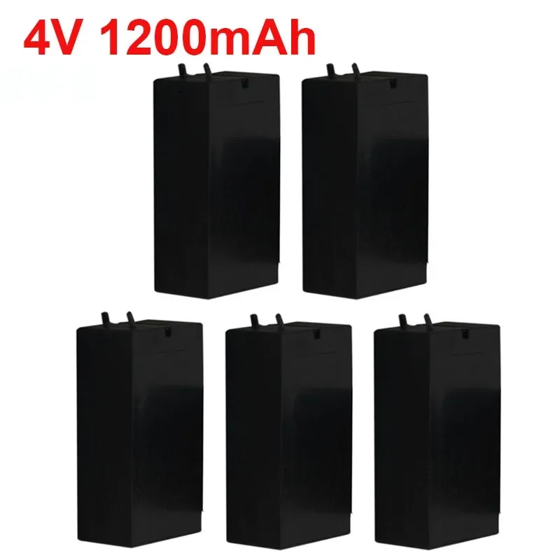 4V Lead Acid Battery 1200mAh Rechargeable Storage Batteries LED Lamp Headlights Flashlights Electric Mosquito Swatter