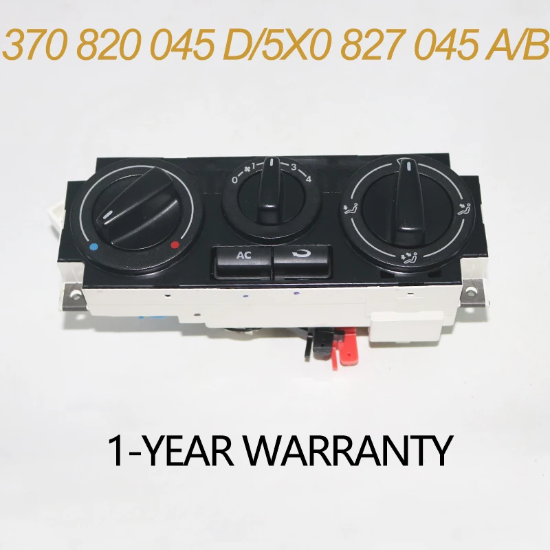 Original air AC Heater Panel Climate Control Assy for VW GOL COUNTRY  Gol Parati Saveiro 377 820 045D    5X0 820 045 A B